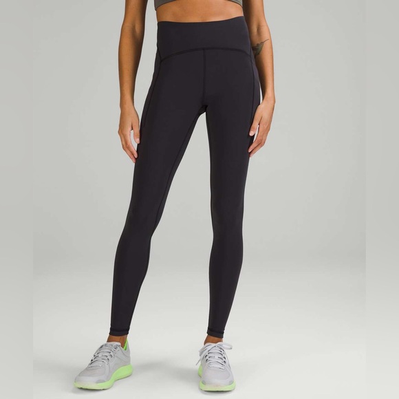 Lululemon Power Through Leggings in Black Sz 0. - Picture 1 of 11